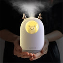 300ml Bear LED Ultrasonic USB Air Humidifier Anti-dry Burning Aroma Essential Oil Diffuser