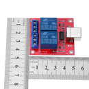 5pcs 2 Channel 5V HID Driverless USB Relay USB Control Switch Computer Control Switch PC Intelligent Control Relay Module