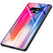 Bakeey Rainbow Gradient Color Tempered Glass Back Cover+TPU Frame Protective Case For