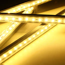 4 X 30CM Kitchen Night Light Under Cabinet Counter SMD5630 LED Rigid Strip Lamp Bar Full Kit DC12V