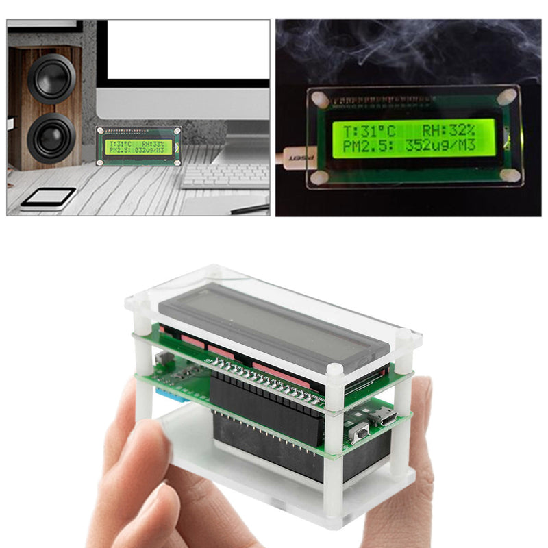 5V Household PM2.5 Detector Module Air Quality Dust Sensor TFT LCD Display Monitor
