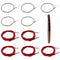 TWO TREES 5Pcs Cartidge Heater + 6Pcs 100K  3950 NTC Thermistor + 1Pcs 5mm High Temperature Tape for 3D Printer Part