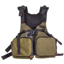 LEO 27988 D86 Olive Green Boat Floating Fishing Jacket Life Jacket Life Vest