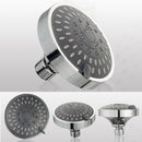Shower Head High Pressure 4 Inch 5-setting Adjustable Shower Head Top Spray Function Multifunction Water-saving Top Shower Head