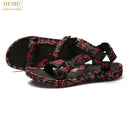 HEMU Men Sandals Breathable Non-slip Massage Outdoor Leisure Beach Sandals Slipper