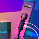 USAMS 2 in 1 QC3.0 PD Type C 3.5mm Jack Adapter Fast Charging Ring Holder Adapter Audio Splitter For Huawei P30 Pro Mate 30 Xiaomi Mi9 9Pro S10+ Note 10