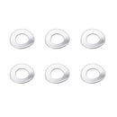 100Pcs M3 M4 304 Stainless Steel Spring Wave Washer Elastic Curved Gasket Pad Assortment Kit