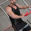 Men's Neoprene Vest Sauna Suit Shaped Vest Heat Sweat Increase Energy Consumption Keep Fit Fitness Shirt With Zipper