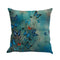 Romantic Beautiful Pillow Cover Butterflies Cotton Linen Cushion Cover Pillow Case