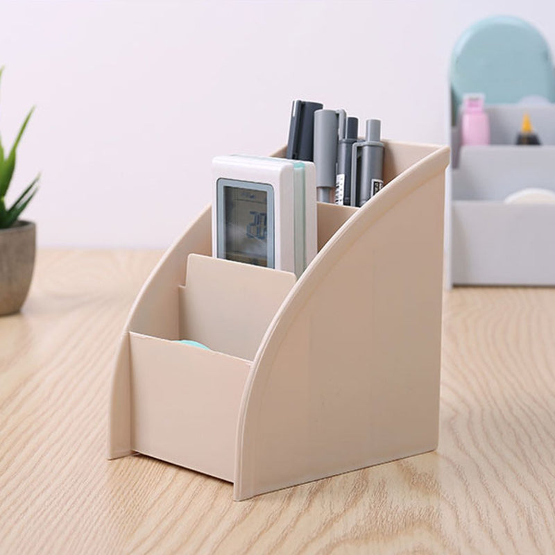 Remote Control Phone Stand Holder Desktop Organizer Home Office Storage Boxes