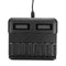 8 Slots Intelligent LCD Display USB Battery Charger for AA AAA C D Size Battery
