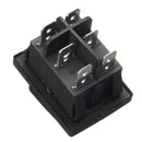 On-Off-On 6 Pin 12V Car Boat LED Light Rocker Toggle Switch Latching Waterproof