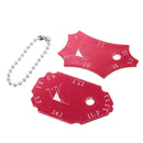 Drillpro 2pcs Angle Welding Gauge Key Pocket Gage Weld Seam Test Ulnar Inspection Ruler Accurate Weld Detection Scale