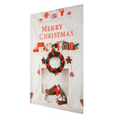 5x7FT Vinyl Merry Christmas Fireplace Photography Backdrop Background Studio Prop