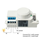 SK-601 AC 220V-240V 5.8GHz Microwave Radar Sensor Body Motion HF Detector Light Switch