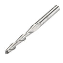 Drillpro 10pcs 3.175x17mm Spiral Ball Nose End Mill CNC Milling Cutter Engraving Bits