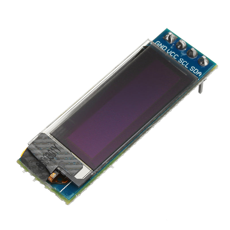 Geekcreit 0.91 Inch 128x32 IIC I2C Blue OLED LCD Display DIY Module SSD1306 Driver IC DC 3.3V 5V