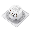 MoesHouse WS-EUY1-W EU Standard 1 Gang Smart Push Button Switch Smart Life Tuya Wireless Remote Control Work with Alexa Google Home
