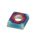 Drillpro 10pcs HRC45 Blue Nano CCMT060204-HM YBC251 Carbide Insert for SCLCR/L Turning Tool Holder