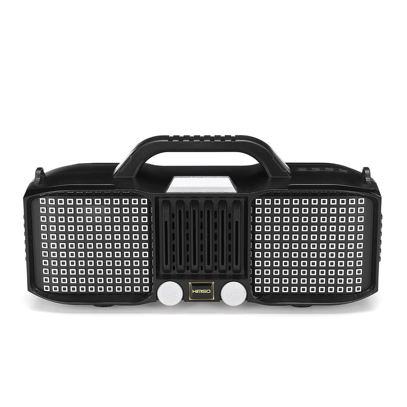 Portable LED Light bluetooth 5.0 Speaker Super Bass Multiple Mode Loudspeaker with Mic