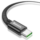Baseus 5A Super Charge VOOC Dash Charge Type C Data Cable For Huawei Mate 20 OPPO Find X Oneplus 6