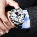 CURREN 8352 Business Style Calendar Men Wrist Watch Stainless Steel Band Quartz Watch