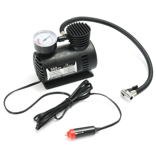 DC 12V 300Psi Portable Air Compressor Pump Tyre Inflator Electric Portable Pressure Pump