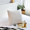 100% Cotton Knit Cushion Covers Decorative Stretchable Pillow Case for Living Room Car Office