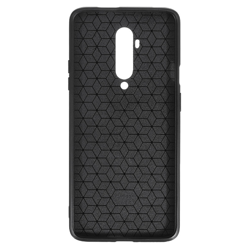 Bakeey Luxury Fabric Splice Soft Silicone Edge Shockproof Protective Case For OnePlus 7T Pro
