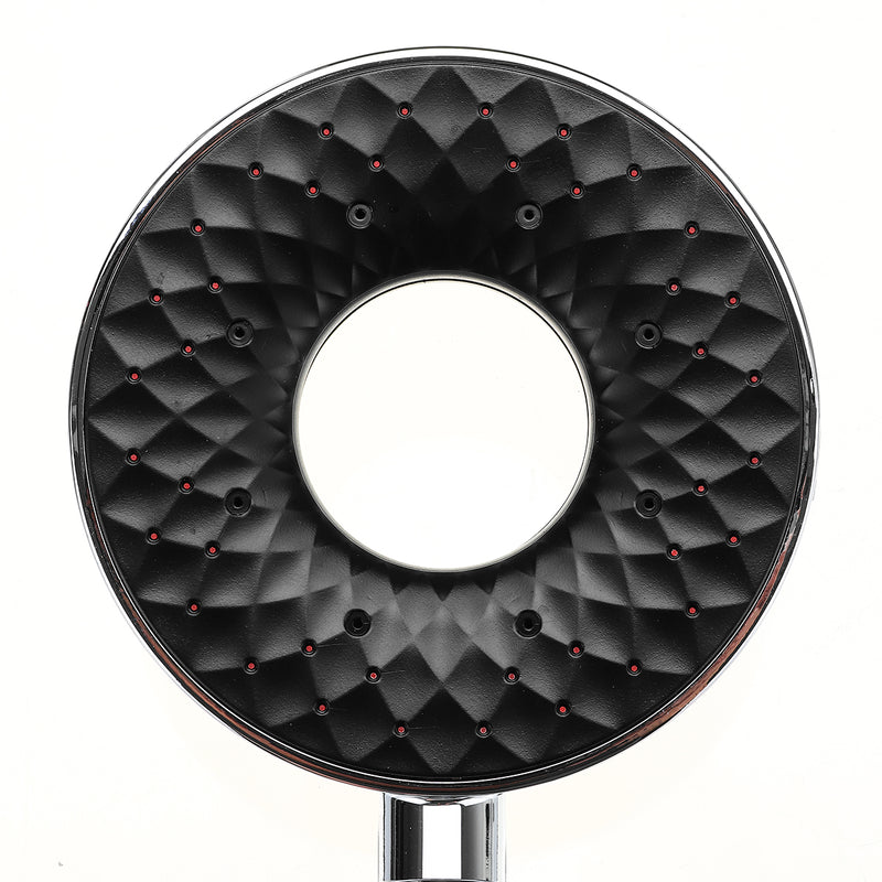 3 Gear Adjustment Round Hollow Shower Head Pressurized Water Saving Home Bathroom Take A Shower