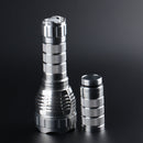 1Pcs Sand Silver Color Convoy L2 DIY 18650/26650 Extension Tube Flashlight Body Host Without LED & Driver