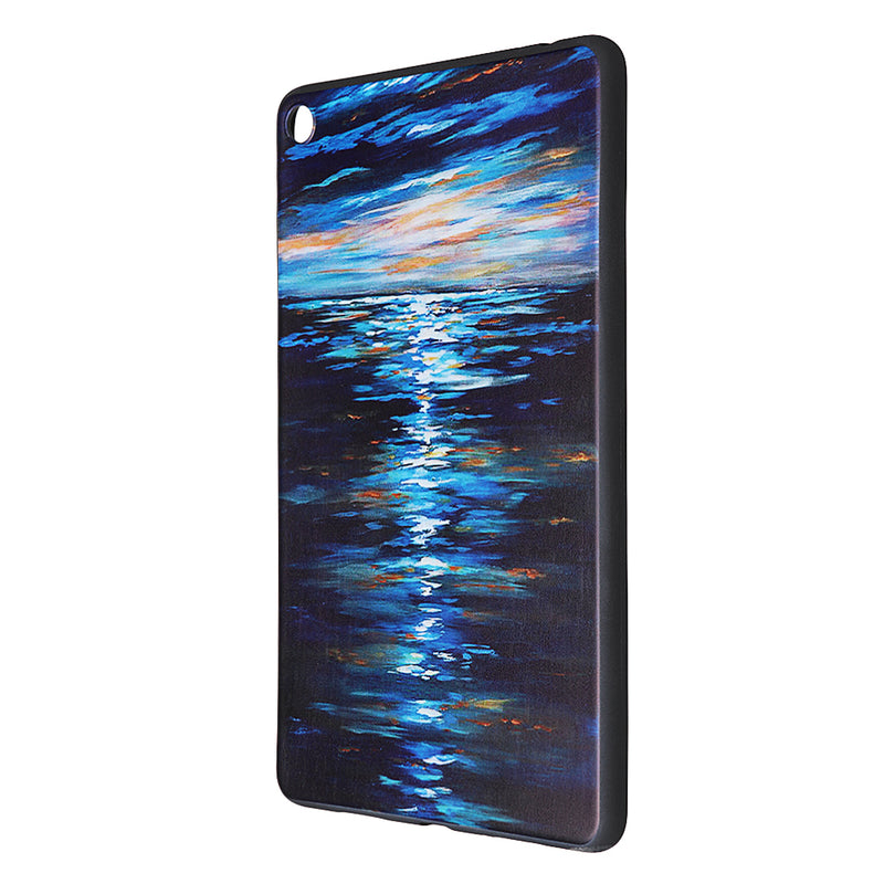 TPU Back Case Cover Tablet Case for XIAOMI Mipad 4 Plus - Sunset Version