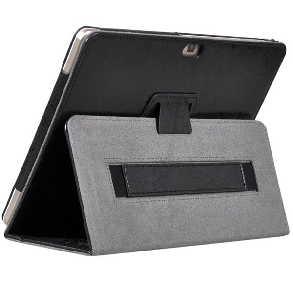PU Leather Folding Stand Case Cover for ALLDOCUBE Cube T10 Plus Free Young X7 Tablet Black