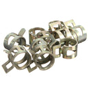 60Pcs Hose Water Pipe Air Tube Fuel Line Clamp Spring Clips