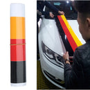 German Flag Style Auto Vehicle Bumper Stripes Sticker Decal Vinyl Car Stickers