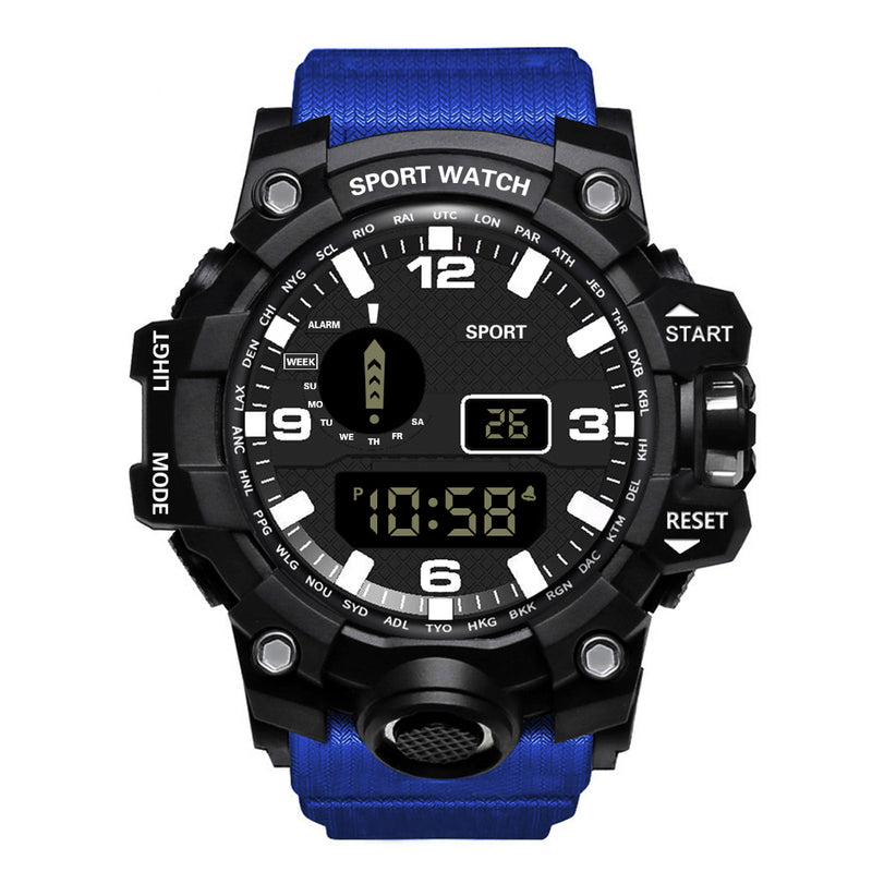 HONHX 55-Z66 Men Luminous Display Stopwatch Fashion Sport Digital Watch