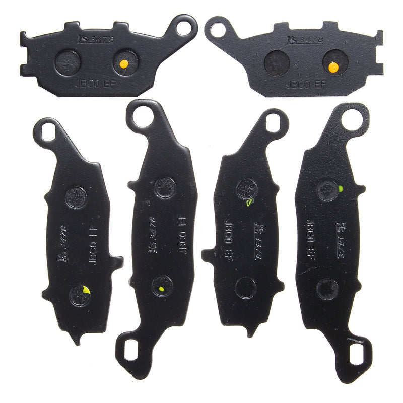 Front + Rear Ceramic Brake Pads For Suzuki SV650S SK3 SK4 SK7 SK8 SK9 2003-2009