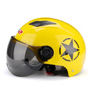 Universal Half Open Face Motorcycle Helmet Anti-UV Protect Eyes Sun Visor Goggle