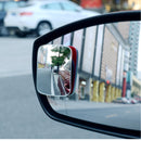 2 Pcs 360 Car Truck Blind Spot Mirror Wide Angle Convex Rear Side View Mirror