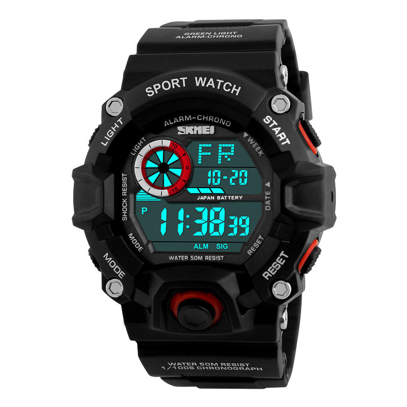 SKMEI 1019 Digital Watch Fashion Multi-funcional Sports Chronograph 50M Waterproof Men Wrist Watch