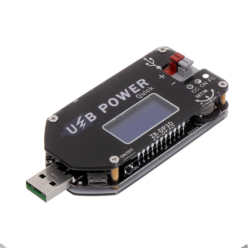 CNC USB TYEPE-C DC DC Converter CC CV 4-13V to 1-30V 2A 15W Power Module Adjustable Regulated Power Supply QC2.0 3.0