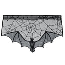Halloween Bat Lace Props Table Lamp Window Curtain Fireplace Cloth Home Decorations
