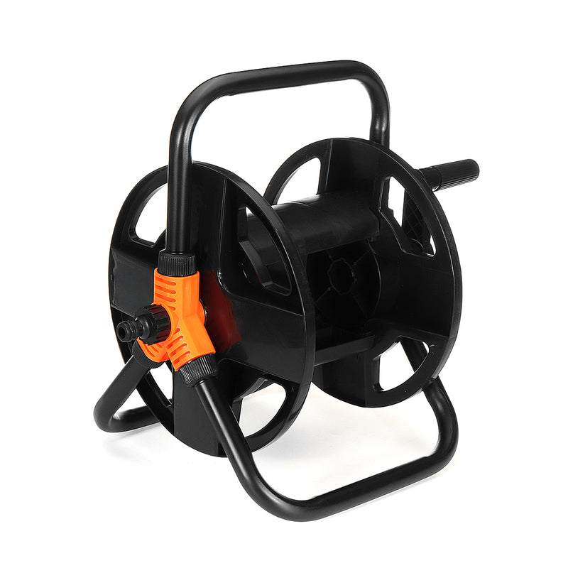 29x26x36cm Portable Black Garden Hose Reel For Hoses 12mm Inner Diameter Hoses Truck