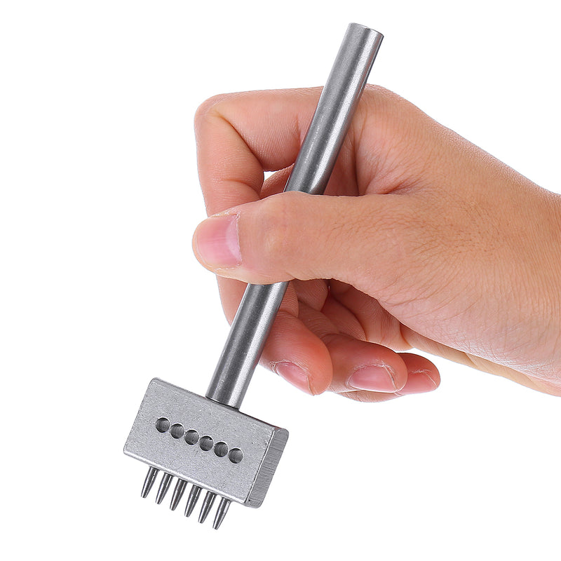 4/5/6mm Leather Chisel Craft Tools Hole Punch Stitching Punch Tool Set