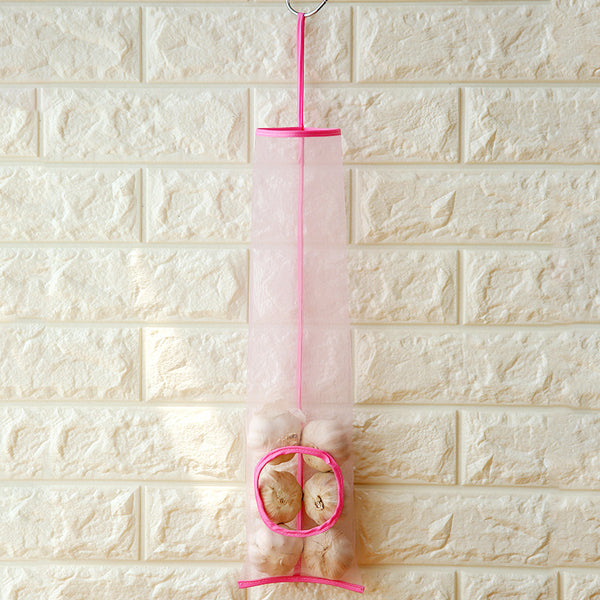 Honana CF-MB04 Hanging Mesh Storage Bag Kitchen Reusable Grocery Potato Garlic Fruit Organizer