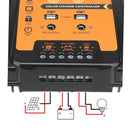 30A/50A/70A 12V/24V Intelligent USB PWM Solar Panel Battery Regulator Charge Controller