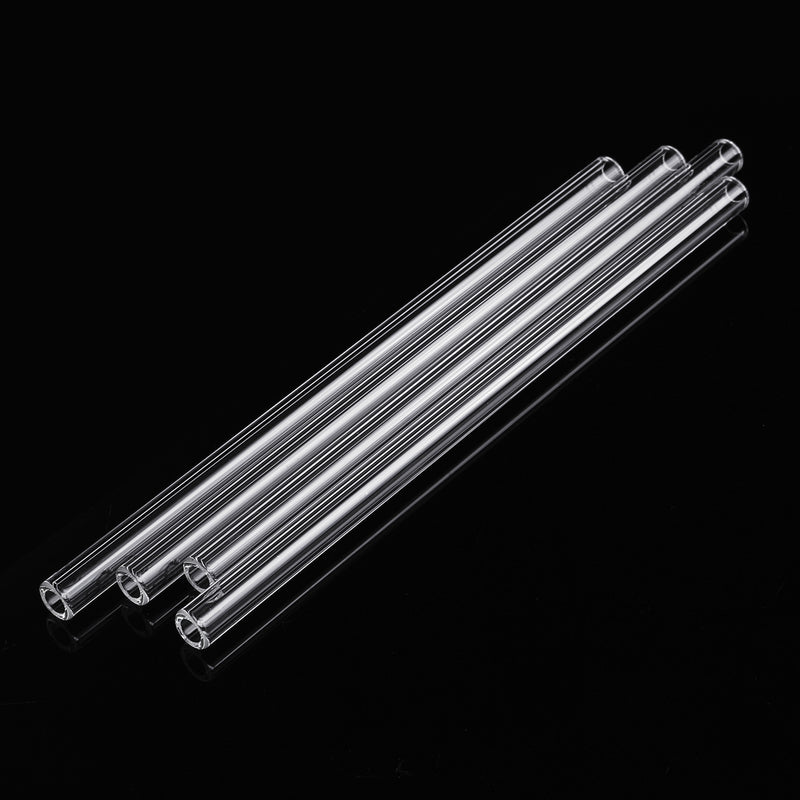 4Pcs 200mm OD 10mm 2mm Thick Wall Borosilicate Glass Blowing Tube