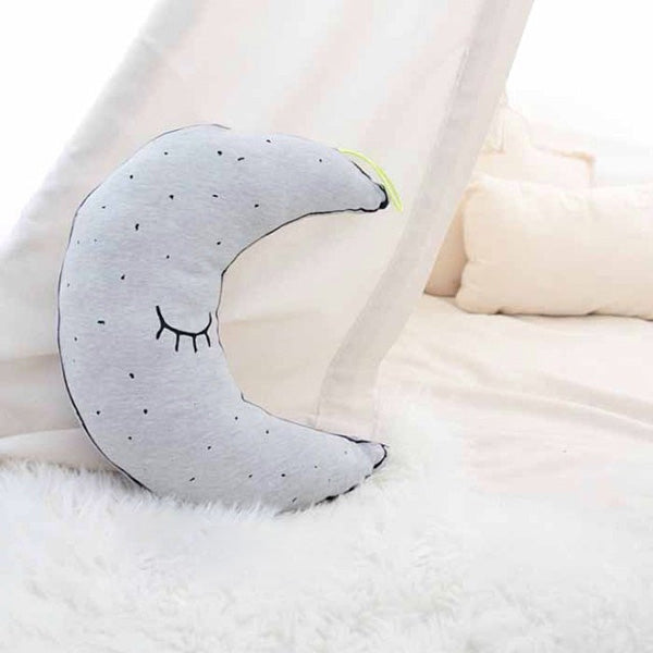 Creative Luminous Star Moon Ghost Light Bulb Plush Throw Pillow Noctilucence Cushion Gifts