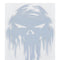 11.75x 6inch Universal Car Motorcycle Bike Drip Skull Gas Tank Decal Sticker