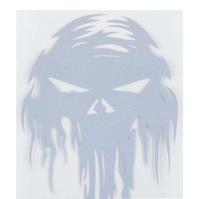 11.75x 6inch Universal Car Motorcycle Bike Drip Skull Gas Tank Decal Sticker